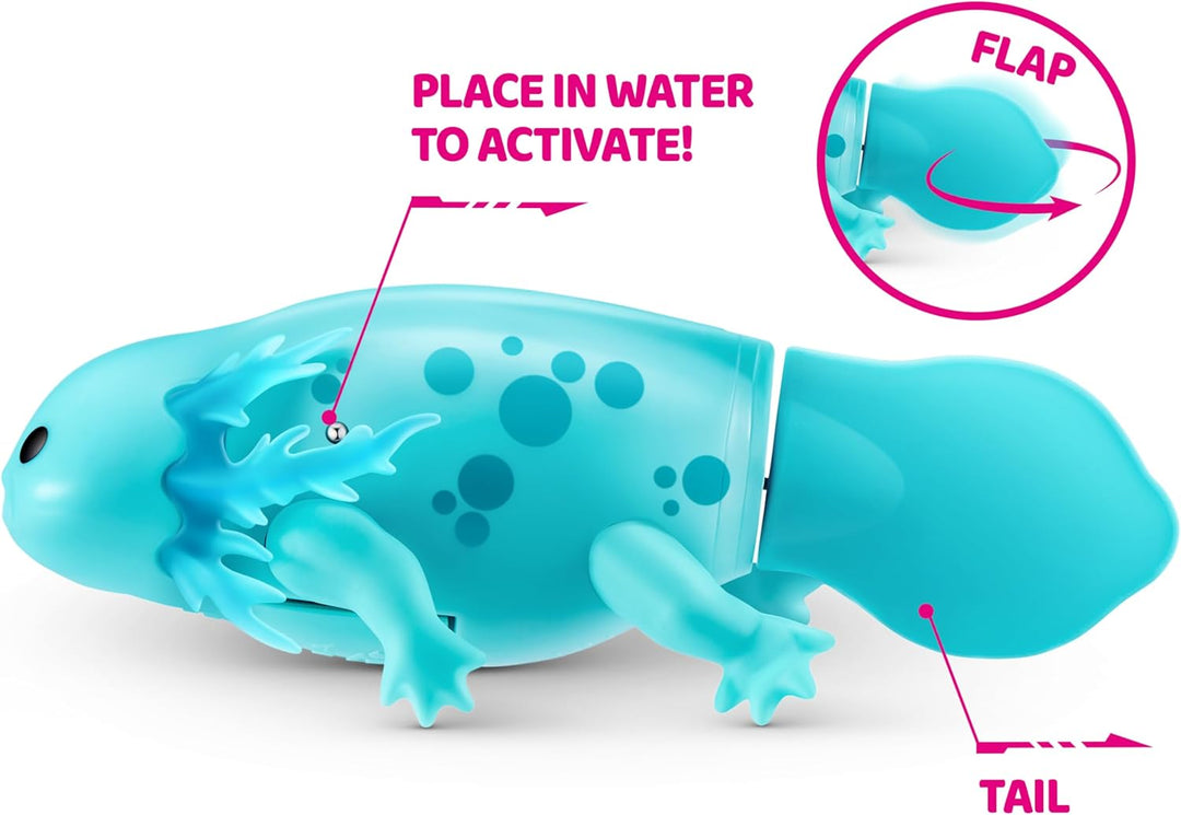 Pets Alive Swimming Axolotls von ZURU (2 Pack), schwimmender Roboter-Axolotl, elektronisches Haustie