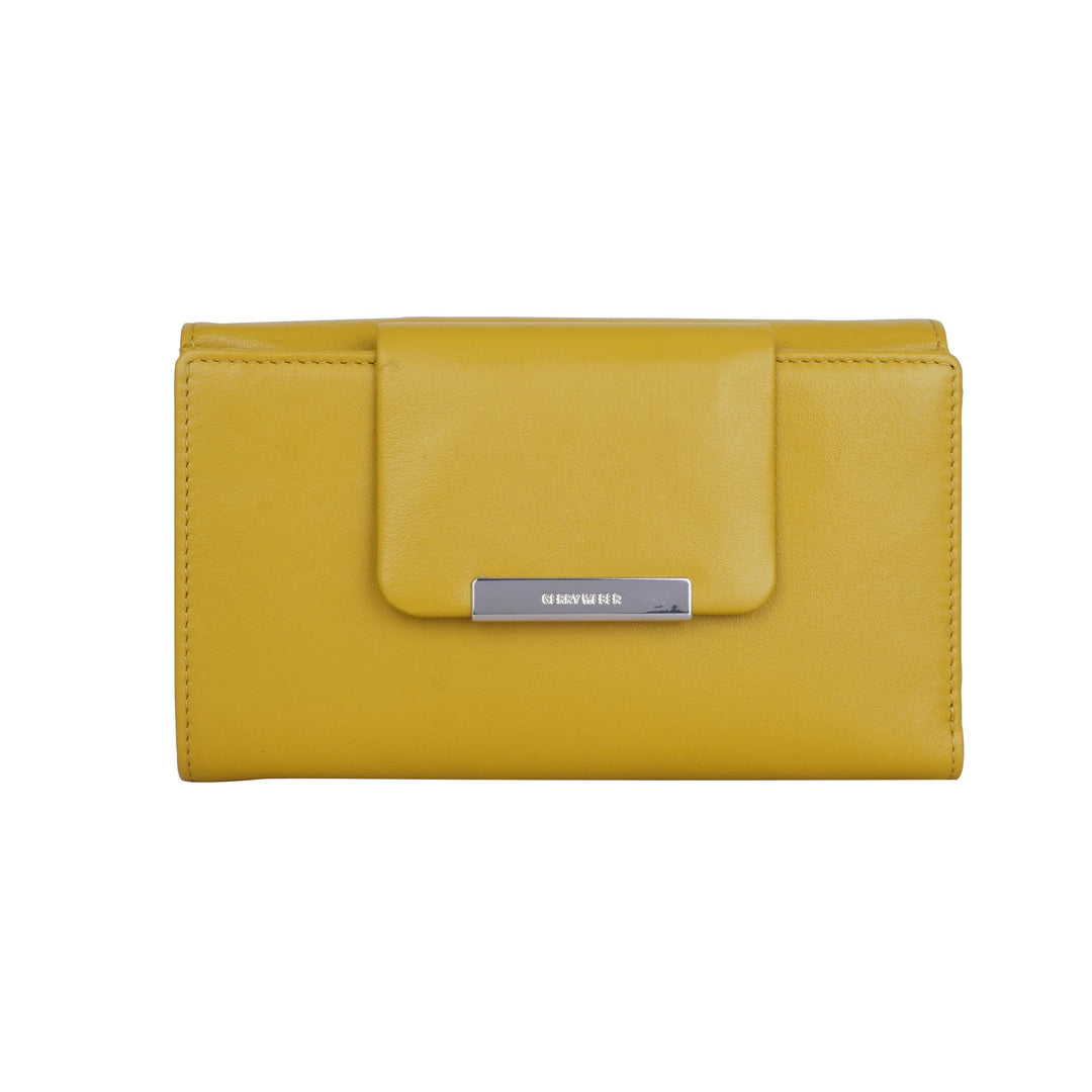 Gerry Weber - vigo Purse lh14z Gelb 18,00X10,00X0,00 CM Farbe:gelb / Material:textile,cow Leather, 1