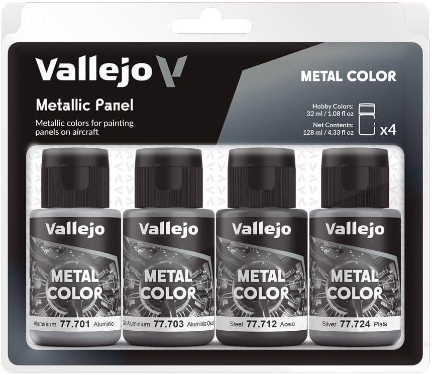 Vallejo 077601 Modellbausatz, verschieden, 32 ml (4er Pack)