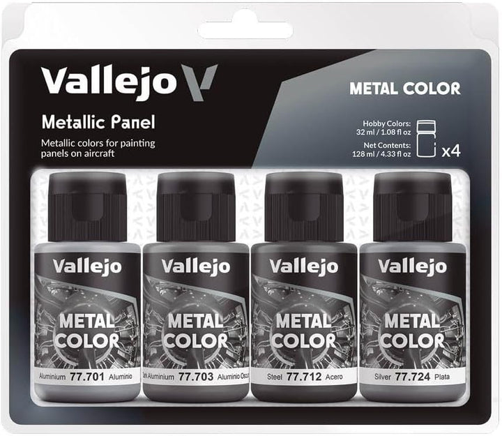 Vallejo 077601 Modellbausatz, verschieden, 32 ml (4er Pack)