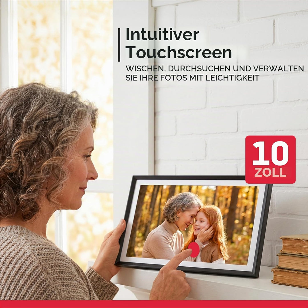 Agfa Photo - Bilderrahmen Realview 10' 10 Zoll mit WLAN, 10 Zoll mit WLAN