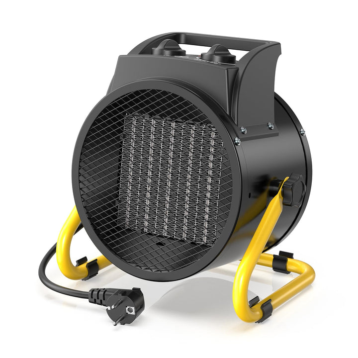 Heizlüfter 3000 Watt Keramik Heizstrahler Elektroheizer Bauheizer Bautrockner mit Thermostat Heizger