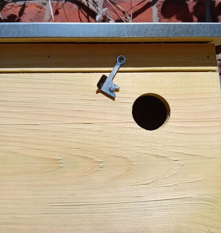 Spatzenhaus Nistkasten 3 Nistmöglichkeiten Holz Zinkdach Spatzenvilla Gartendeko Holzhaus Vogelhaus