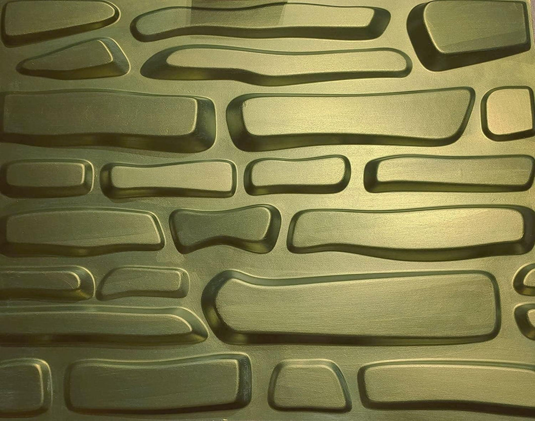 H+V Paul Kamm Metallic Effekt Wandfarbe 1kg (ca. 1Liter) Bronze Green Metallic, Bronze Green Metalli