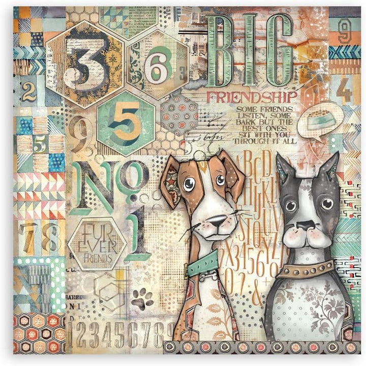 Stamperia - Scrapbook Paper Pad for Scrapbooking, Albums, Card Making, Bullet Journalling and More,