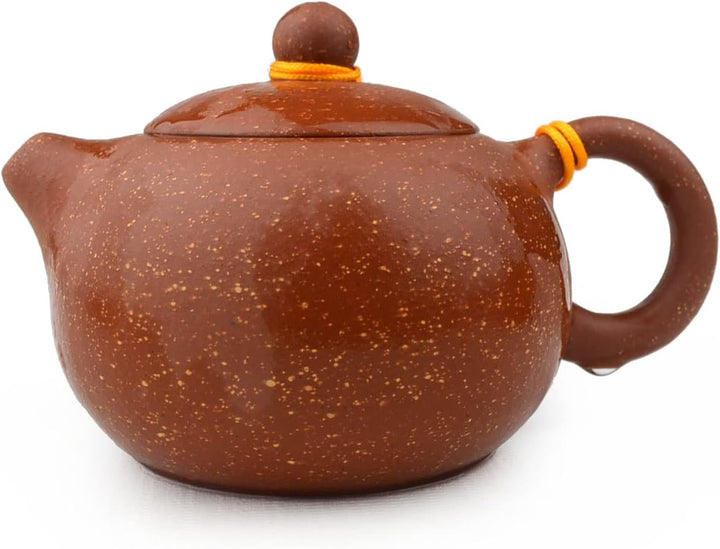 Teekanne, 200 ml, chinesischer Yixing Xishi ZinI Ton-Töpfe, Ballfilter-Ei für losen Tee (9-Loch-Filt