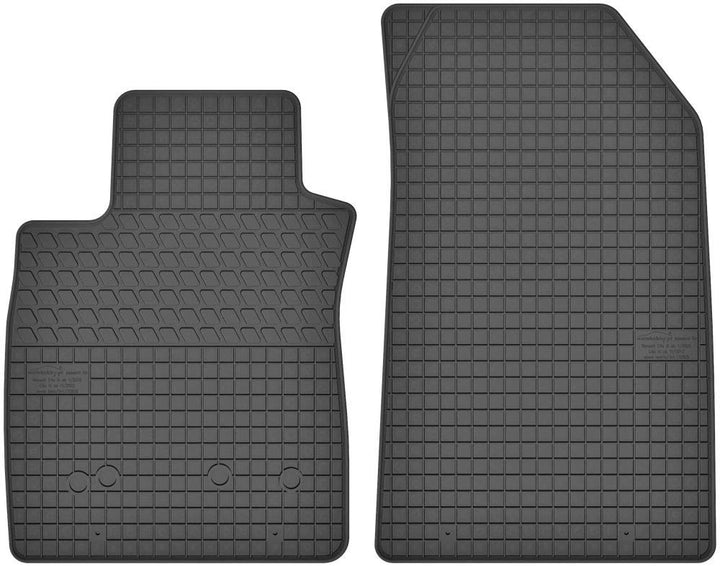 Fussmatten vorne 2er Set für Renault CLIO V 5 seit 2019 Gummi Gummimatten, Vorne