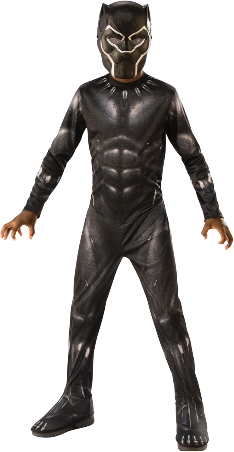 Rubie's I-700657M Klassisches, offizielles Kinderkostüm, Black Panther, Avengers 4: Endgame, Grösse