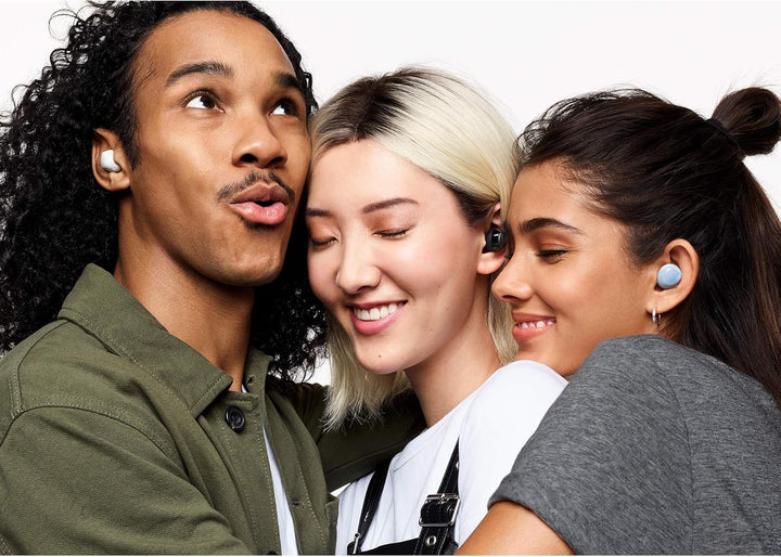 Samsung Galaxy Buds +, Kabellose Kopfhörer, 3 Mikrophone, Sound by AKG, ausdauernder Akku, 2-Wege-La