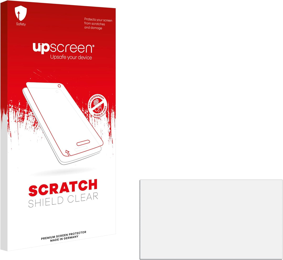 upscreen Schutzfolie für Dell P2418HT – Kristall-klar, Kratzschutz, Anti-Fingerprint
