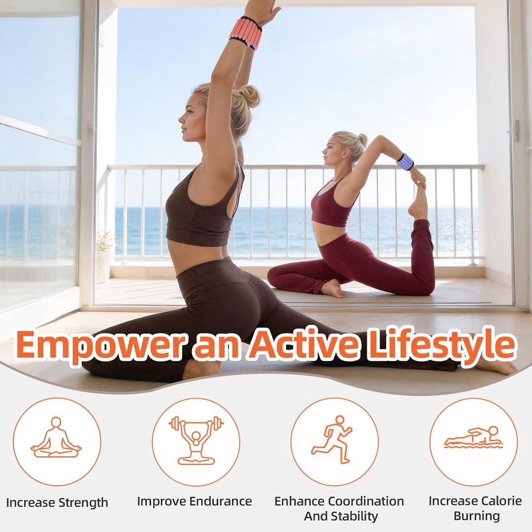 Abahub Magnetische Gewichte Hand Fuss Wrist Ankle Weights Handgelenk Gewichte für Beine und Arme Set