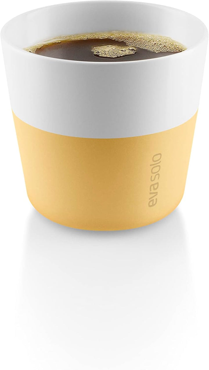 EVA SOLO | 2 Lungo-Becher Golden Sand | Gut zu halten durch Silikonbeschichtung | Golden Sand 230 mi