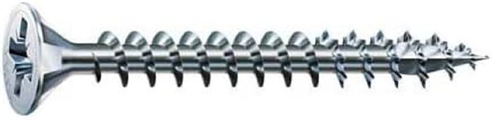 SPAX Universalschraube, 5,0 x 60 mm, 500 Stück, Kreuzschlitz Z2, Senkkopf, Vollgewinde, 4CUT, WIROX