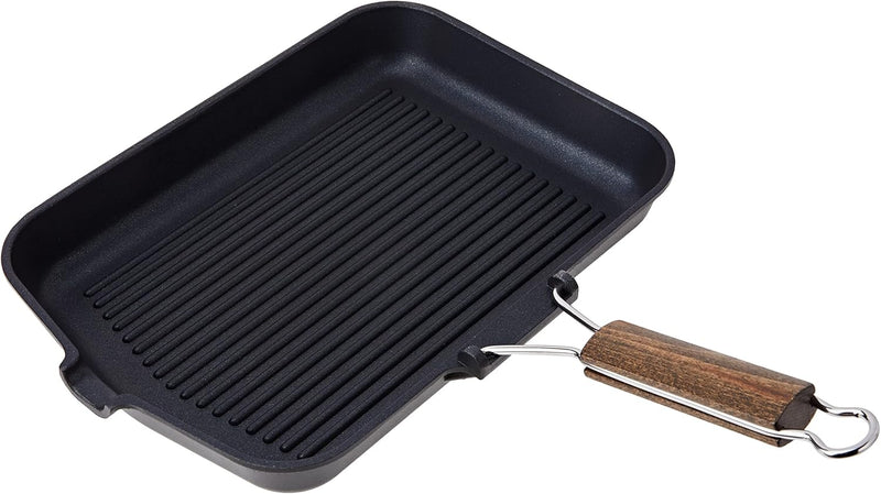 Home ANTIKARS Antihaftbeschichtete Grillpfanne Delizia-Griff 24x36 Küchenvorbereitung, Material, Mul