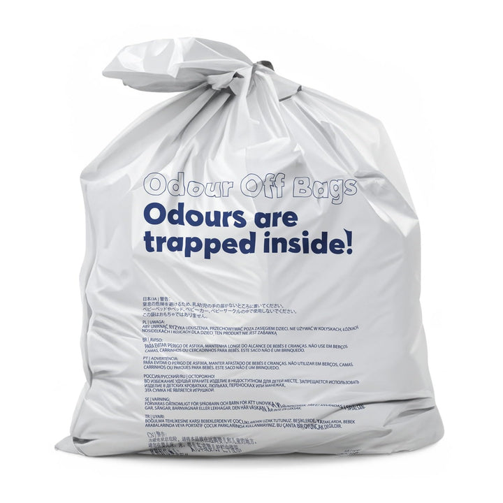 Chicco Odour Off Pouches, Toilettenfresser Beutel, Teleskop Müllbeutel, dreilagiges stabiles Materia