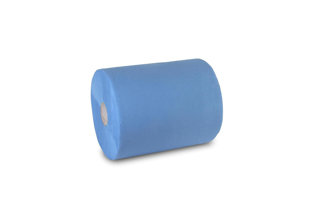 Funny Putzpapierrollen, 2 lagig, blau, circa 36 cm, 1000 Blatt, 1er Pack (1 x 2 Stück) Single, Singl