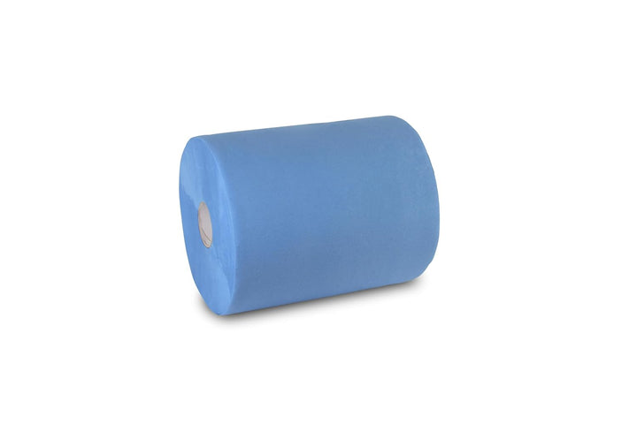 Funny Putzpapierrollen, 2 lagig, blau, circa 36 cm, 1000 Blatt, 1er Pack (1 x 2 Stück) Single, Singl