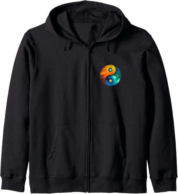 Yin Yang Elemente, Taoismus, Spiritualität, Yoga, Kampfsport Kapuzenjacke