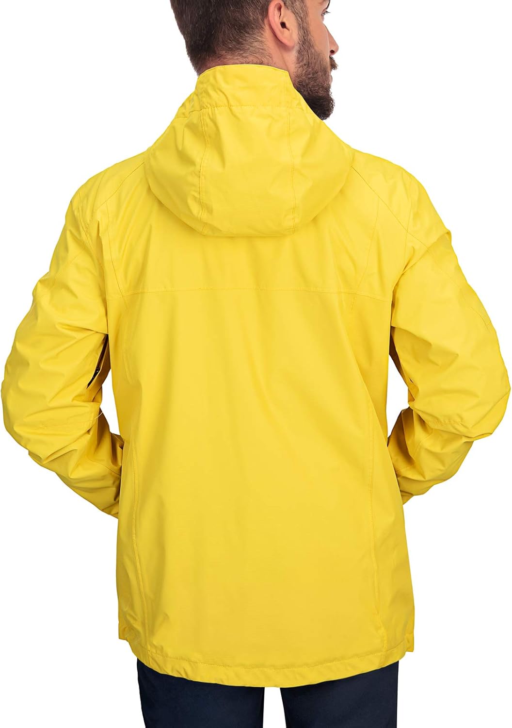 33,000ft Regenjacke Herren Wasserdicht Outdoorjacke Leichte Freizeitjacke Packbare Windjacke Fahrrad