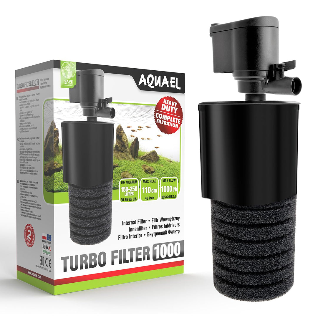 Aquael Filter Turbo 1000 N Schwarz Turbo Filter 1000 (150-250l tank), Turbo Filter 1000 (150-250l ta
