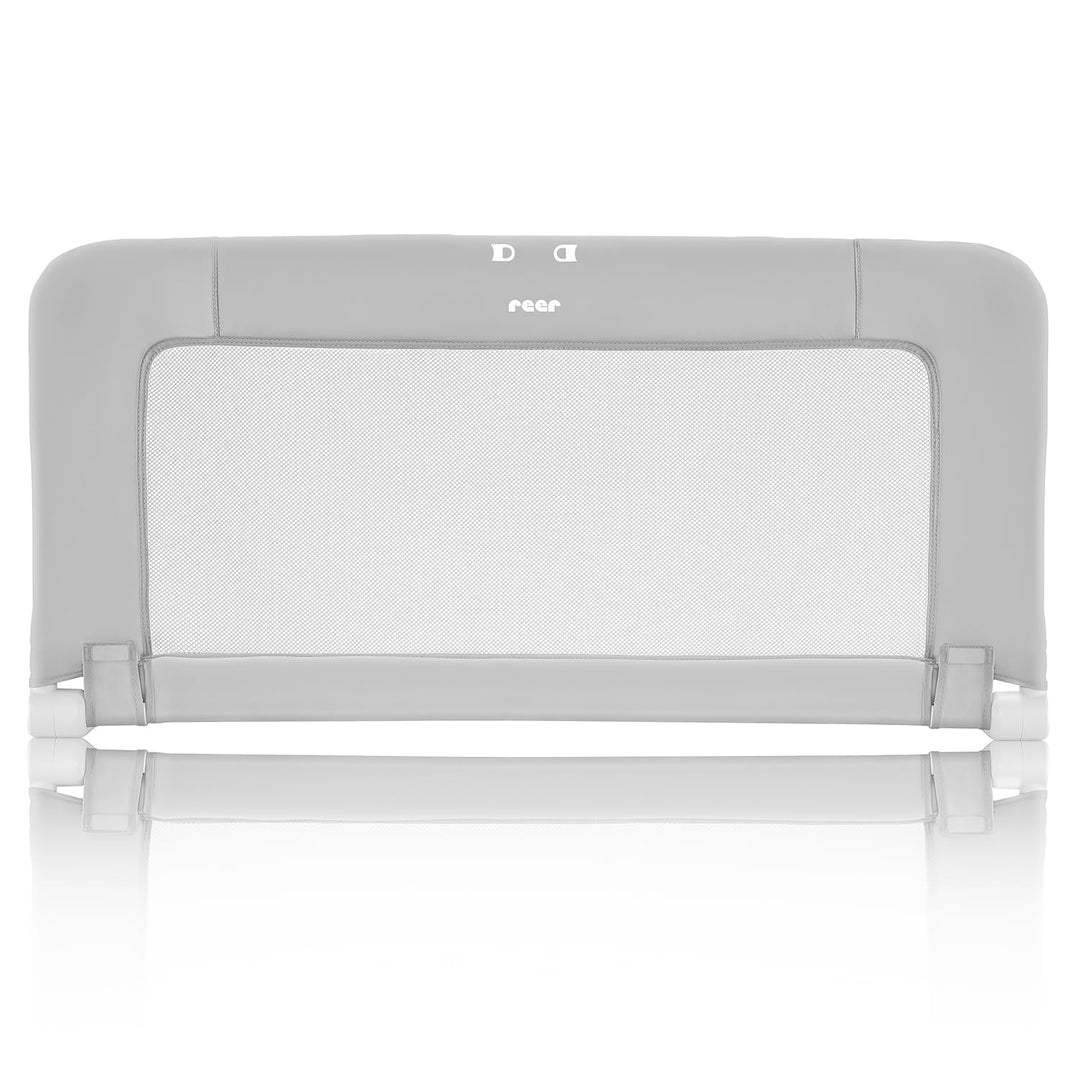 Reer ByMySide, Rausfallschutz fürs Babybett, 100x50 cm Länge, für Betten von 150 - 180 cm, grau Sing