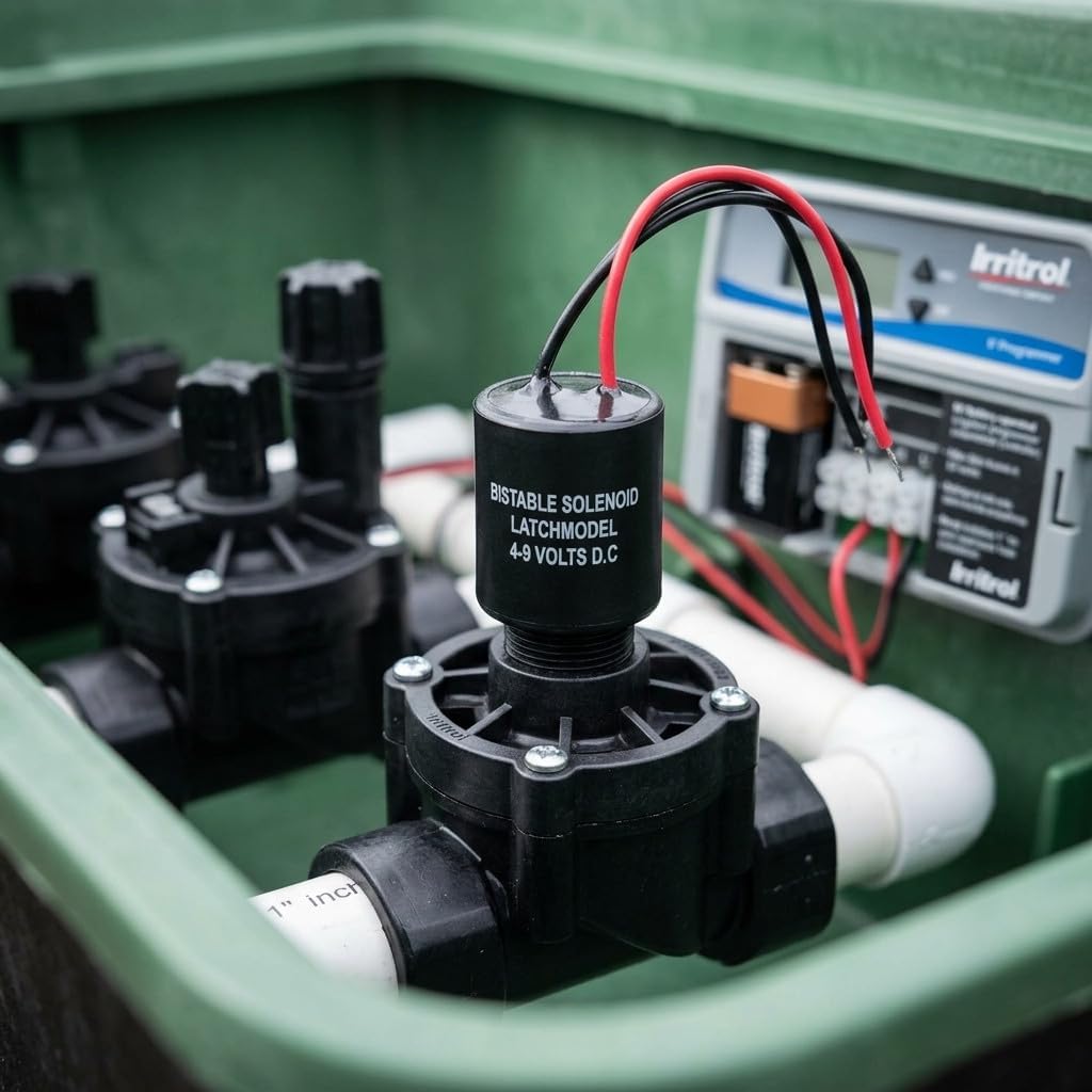 Suinga Soeniide Ersatzteil für IRRITROL 9 V. Original-Spule ermöglicht den Betrieb des Elektroventil