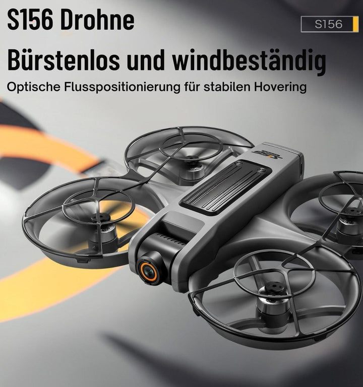 RC-Quadrocopter, (Drohne mit 12,5-cm HD-Display-Fernsteuerung, komplett geschütztem Propellerdesign)