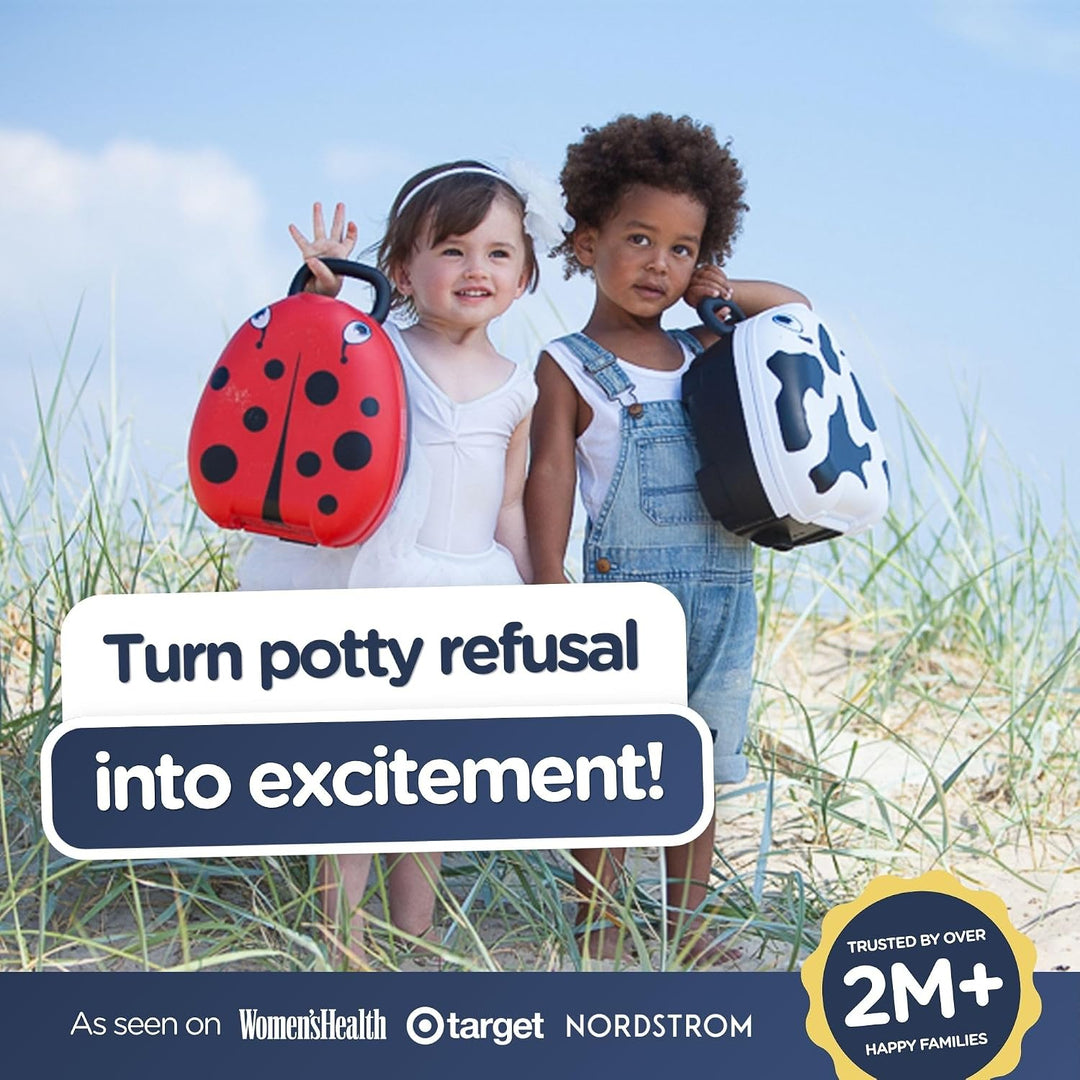 My Carry Potty - Marienkäfer Reise-Töpfchen, preisgekrönter tragbarer Kleinkind-Toilettensitz für Ki