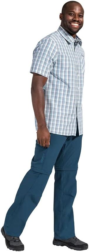 Vaude Herren Hose Men's Farley Stretch Zo Pants 46 Baltic Sea, 46 Baltic Sea