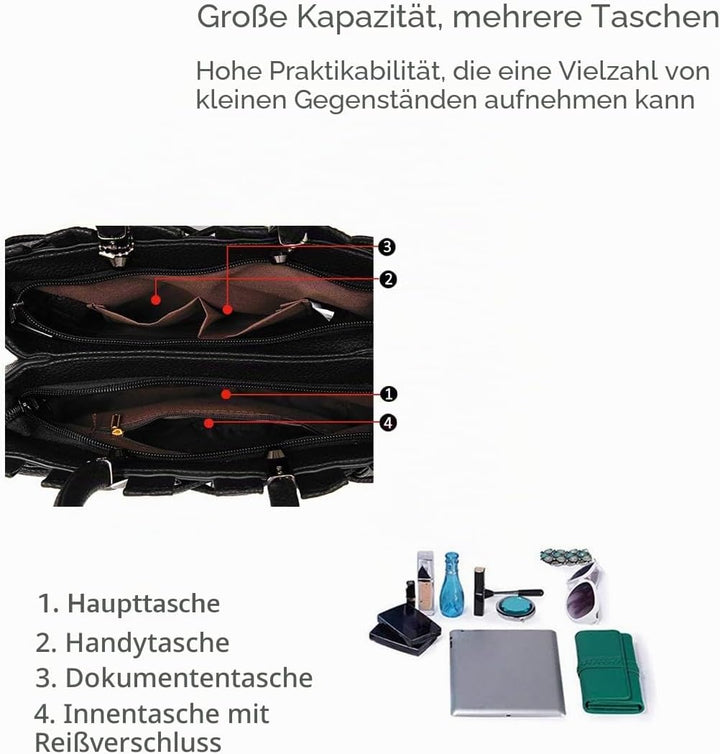 Neue Mädchen/Frauen süsse Mode-Handtasche Messenger Bag Umhängetasche Schulter-Geldbeutel Tote Hell-