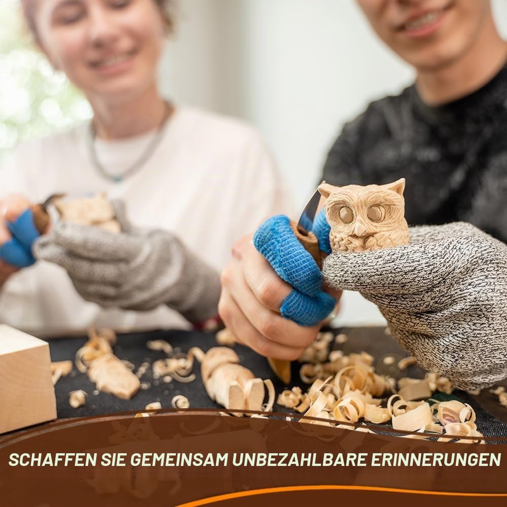 BeaverCraft BW19 Stück Lindenholz-Schnitzblöcke, Schnitzholz-Schnitzblöcke, Linde zum Schnitzen von