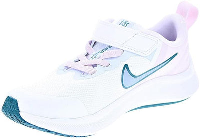 Nike Jungen Star Runner 3 Sneaker 21 EU Weiss Kobalt Bliss Pearl Pink, 21 EU Weiss Kobalt Bliss Pear