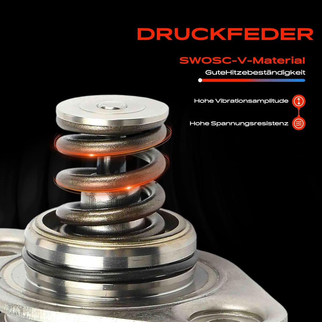 Frankberg Hochdruckpumpe Kompatibel mit A3 8P1 1.8L 2.0L 2007-2012 TT 8J3 1.8L 2.0L 2008-2014 P.a.s.