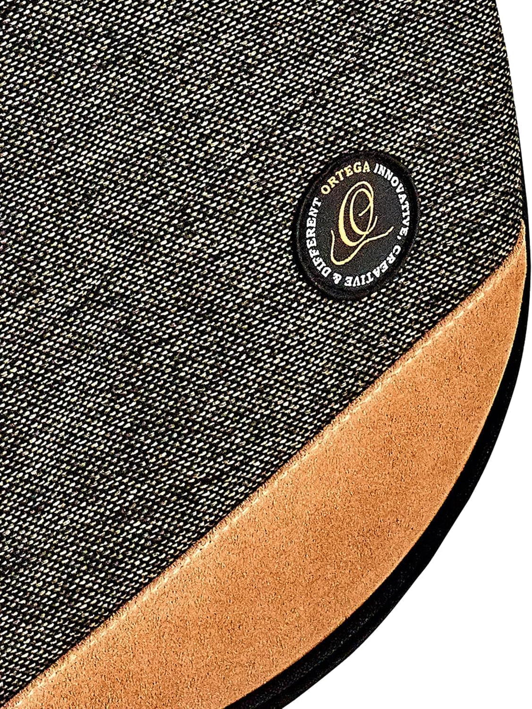Ortega Guitars gepolstertes Soft Case - für 3/4 Akustikgitarren - Leinen, Baumwolle, Veloursleder -