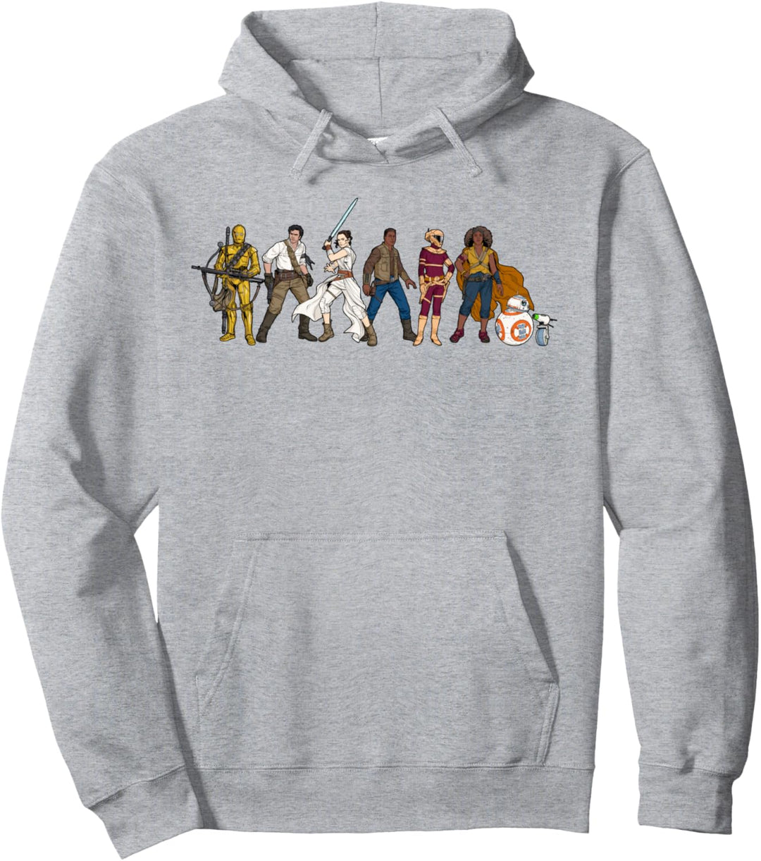 Star Wars: The Rise Of Skywalker Rebel Alliance Line Up Pullover Hoodie