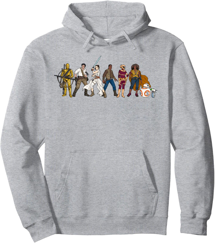 Star Wars: The Rise Of Skywalker Rebel Alliance Line Up Pullover Hoodie