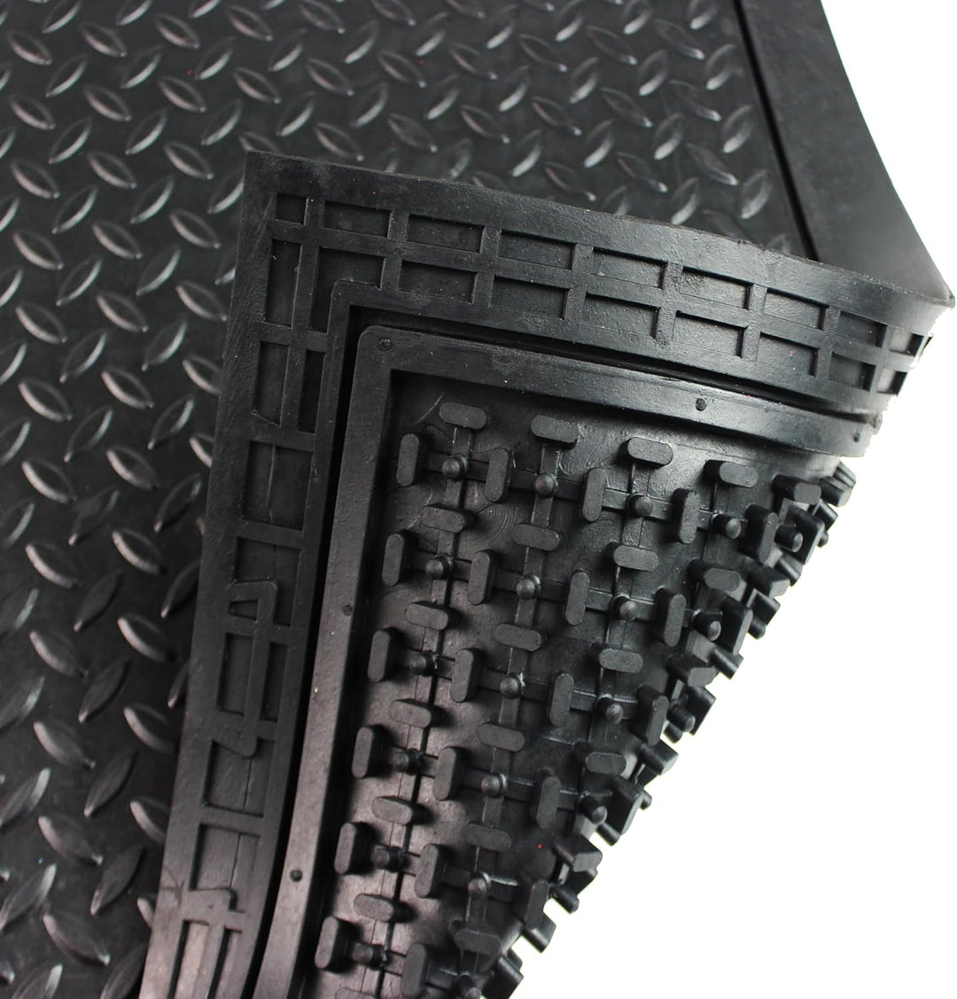 Doortex Anti-Ermüdungsmatte | Arbeitsplatzmatte "anti-fatiguemat" | 71 x 78 cm | aus 100 % Gummi | s