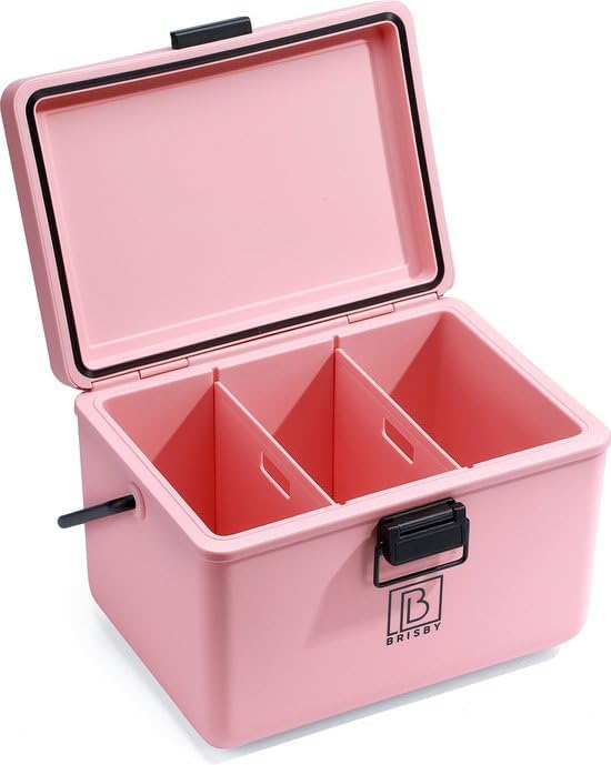 Brisby Kühlbox 12 Liter - Kühlbox ohne Strom, 40 Stunden kühl, Inklusive 2 grosse Kühlelemente 200ML