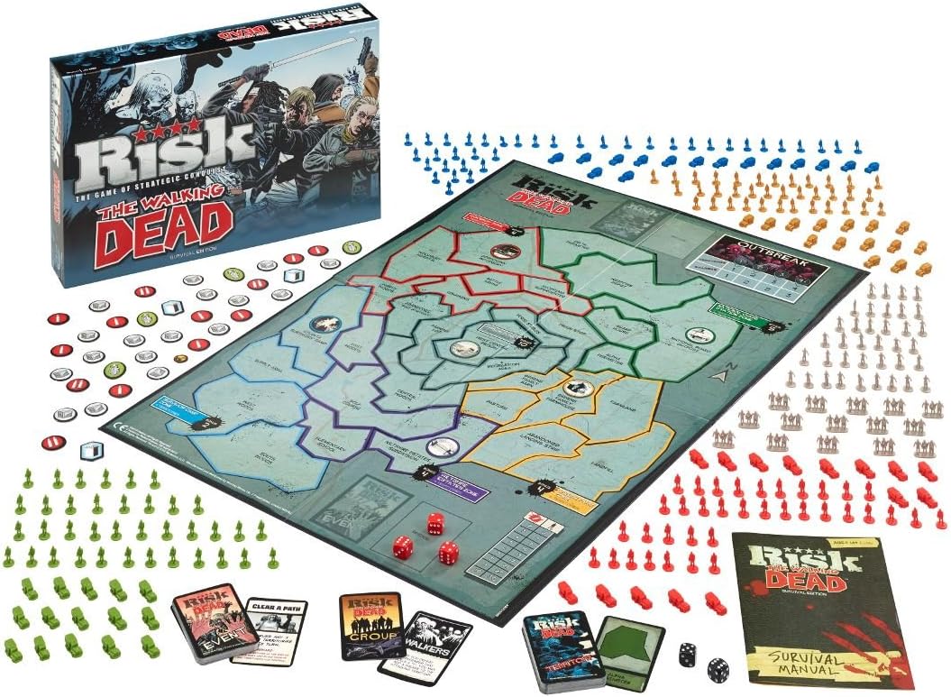 The Walking Dead Risk Board Game Mehrfarbig, Mehrfarbig