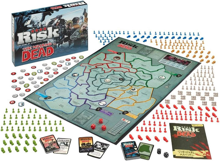 The Walking Dead Risk Board Game Mehrfarbig, Mehrfarbig