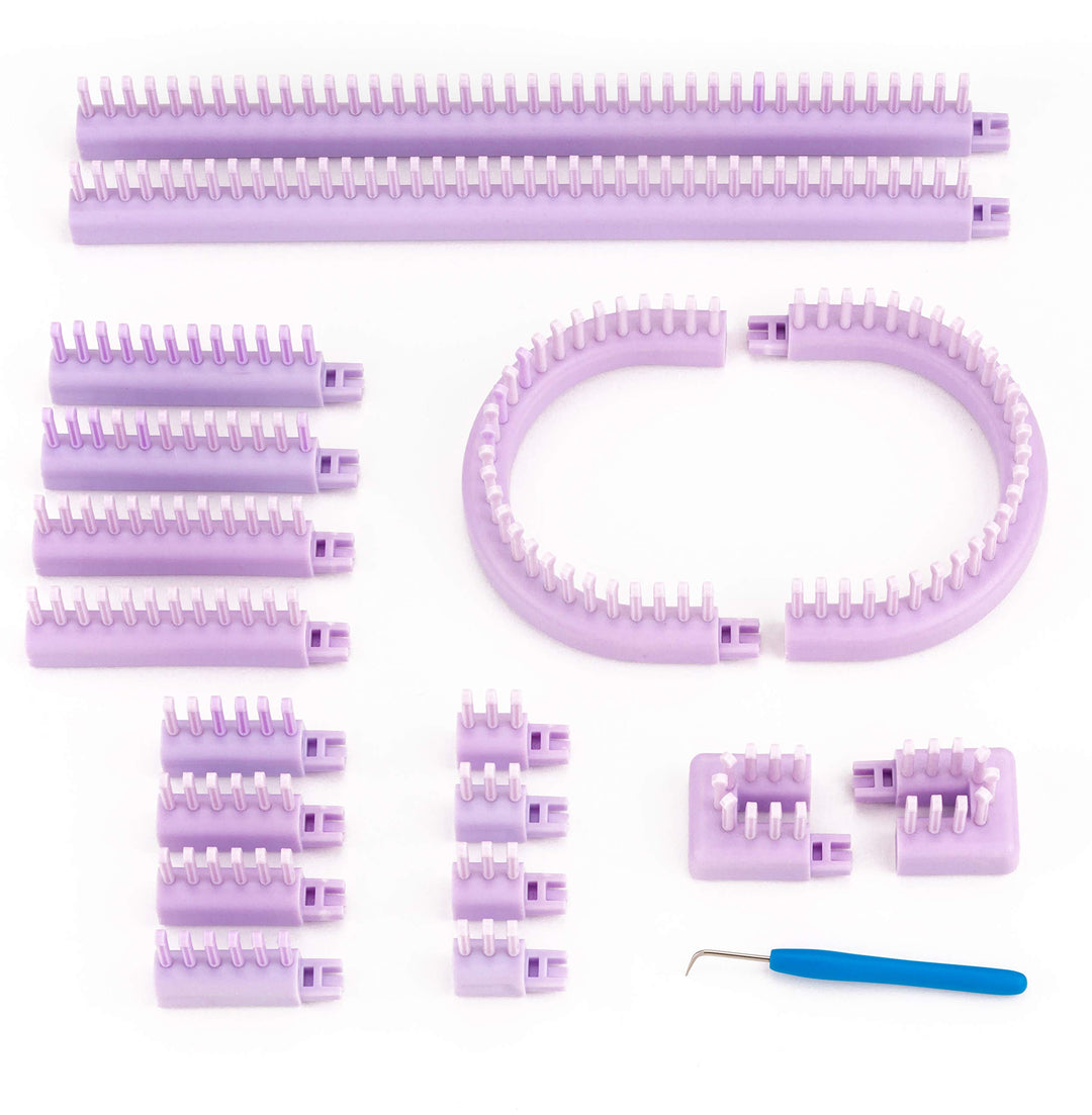 Authentisches Strickbrett, verstellbar, mehrfach gestrickt, zum Einrasten, klein und gross 1, 1