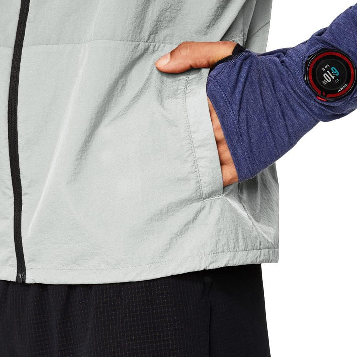 ASICS Metarun Packable Weste Herren Grau S, Grau S