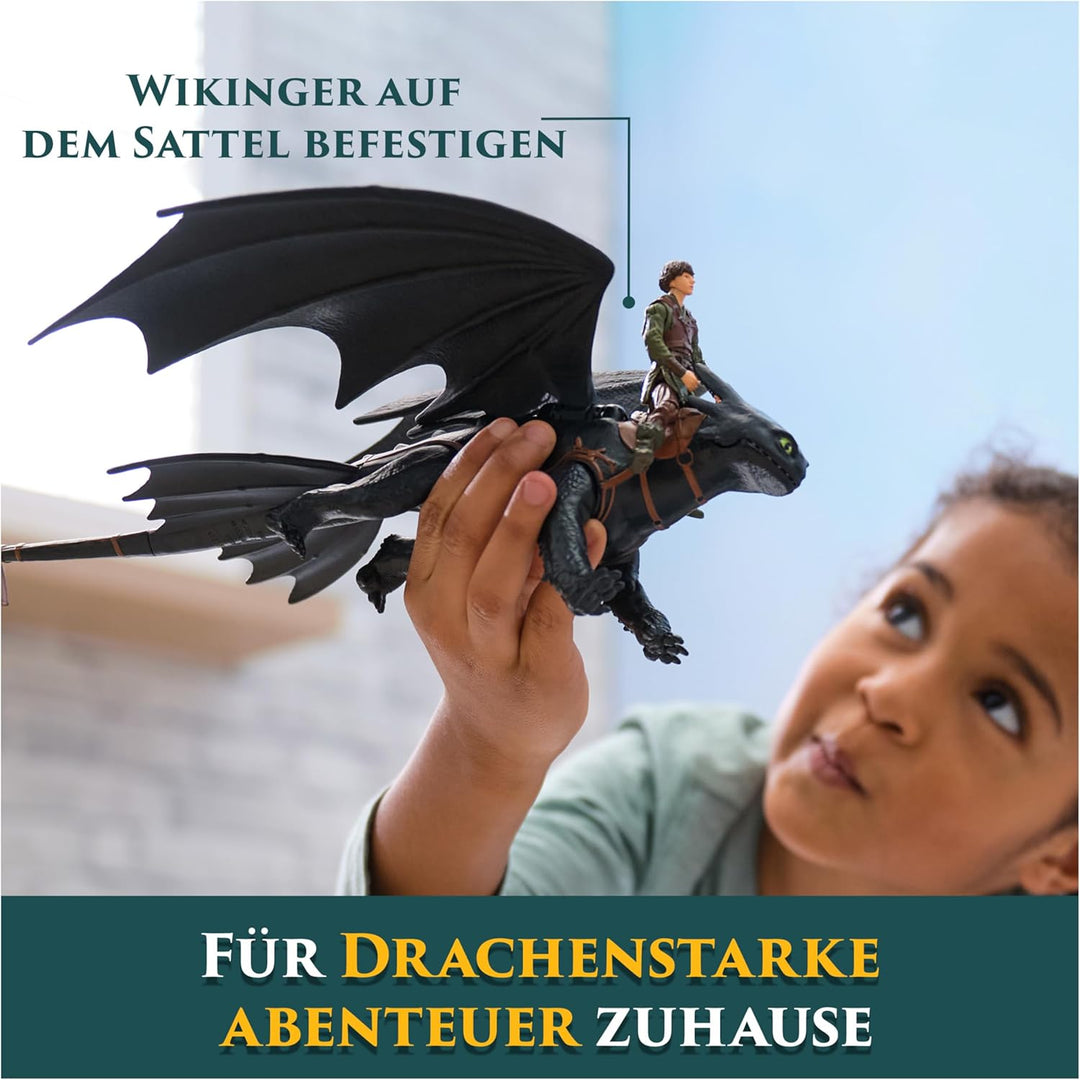 Dreamworks How to Train your Dragon, Wikinger und Drachen Actionfiguren-Set, Ohnezahn und Hicks, Spi