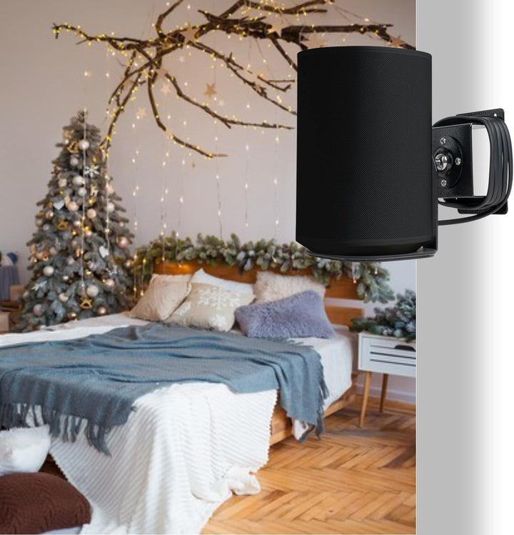 shinar Metall 2er Set Wandhalterung Kompatibel mit Sonos Era 100,Schwenkbar bis zu 360°,Neigbar -70°