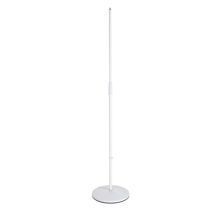 K&amp;M 260/1 Mikrofonstativ Reinweiss – Solostativ mit Trittschalldämpfung - 87 - 157,5 cm ausziehbar,
