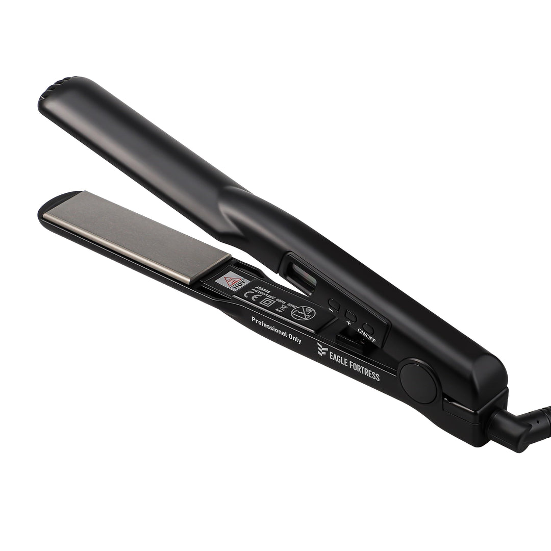 EAGLE FORTRESS Professionelles 2-in-1 Glätteisen mit Keramikplatten | Professionelles Styling-Tool,