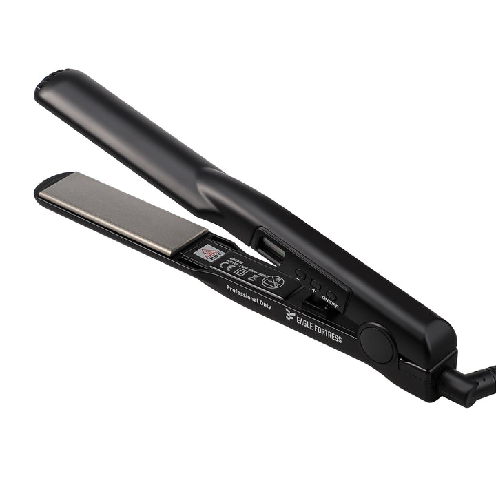 EAGLE FORTRESS Professionelles 2-in-1 Glätteisen mit Keramikplatten | Professionelles Styling-Tool,