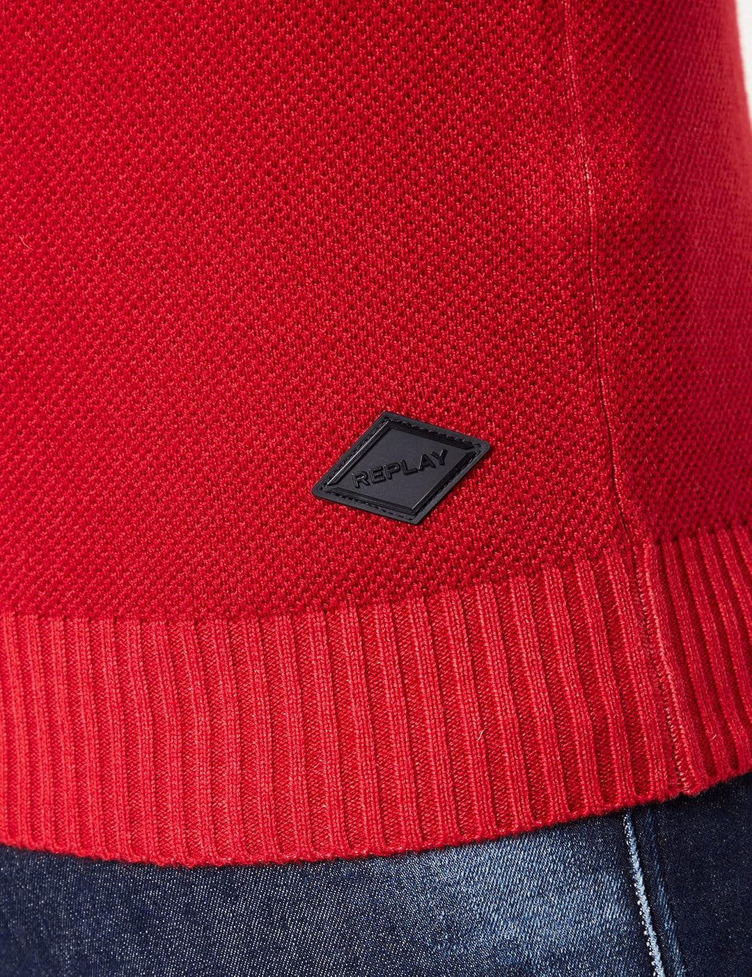 Replay Herren Pullover M 158 Red, M 158 Red