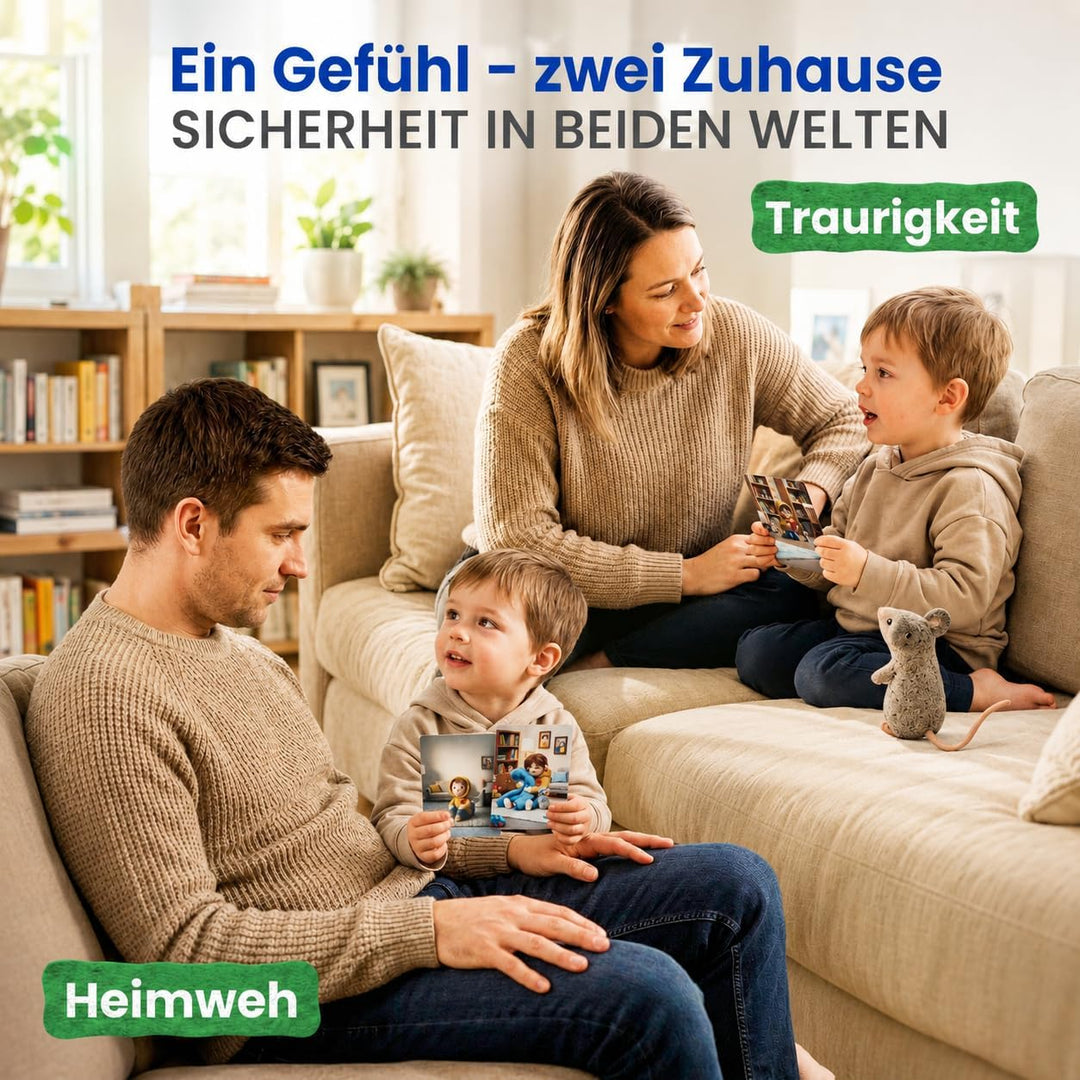 Gefühlskarten für Kinder bei Trennung & Scheidung – 60 pädagogische Emotionskarten zur Selbstregulat