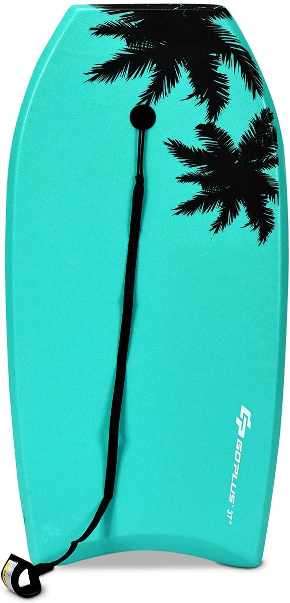 DREAMADE Bodyboard, Sup-Board, Schwimmboard, Schwimmbrett, Surfbrett, Surfboard mit Fussriemen Grün,